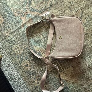 Lululemon Athletica Shimmering Pink Crossbody Bag